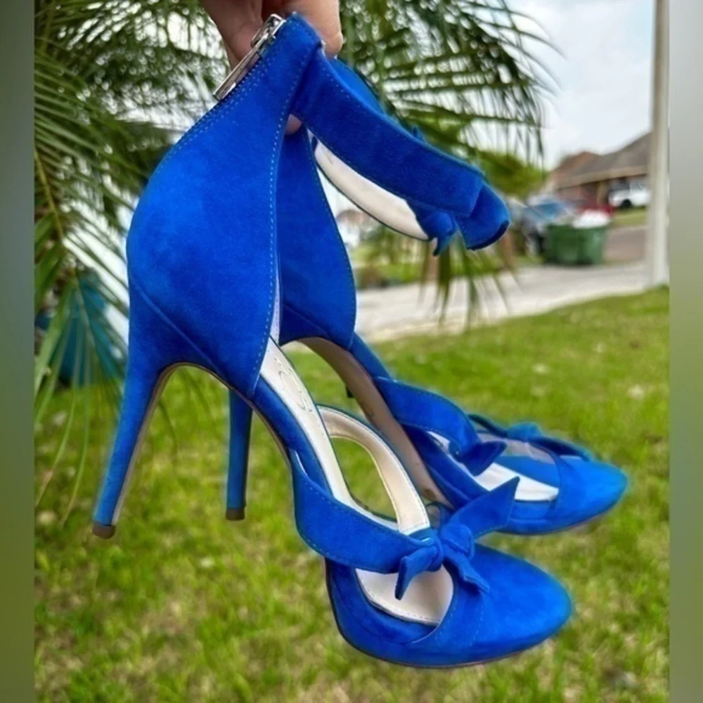 Jessica Simpson Kaycie Bow Ankle Strap Heels